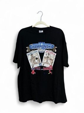 Vintage 2004 MLB World Series Championship Short Sleeve Shirt Mens Size XXL